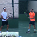 Damir Džumhur u Dubaiju trenirao sa Rogerom Federerom