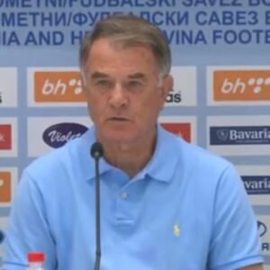 VIDEO Bajević i pomoćnici odgovarali na pitanja: Bešić je prijašnjim igrama zaslužio poziv, Šabanadžović je jedan od najperspektivnijih igrača