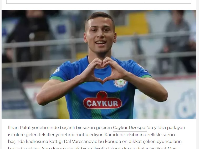 Turci pišu kako Varešanović ima ponudu Real Sociedada, zaradiće i Sarajevo