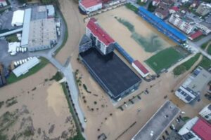 Stadion NK Kiseljak potpuno pod vodom